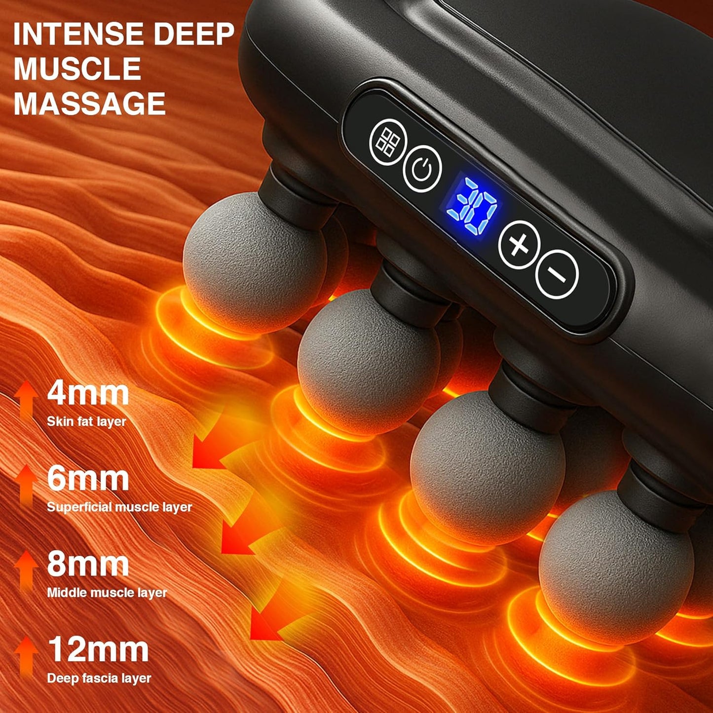 ReviveForce™ 16-Head Massage Gun