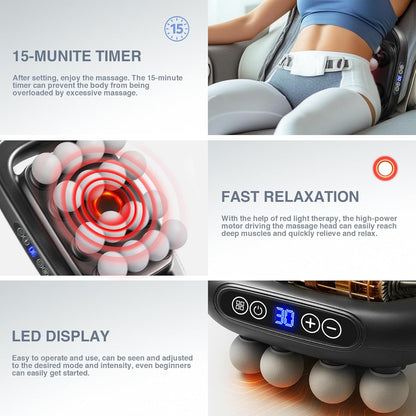 ReviveForce™ 16-Head Massage Gun